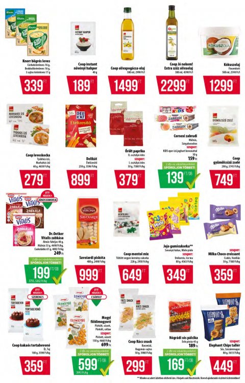 COOP országos akciós újság