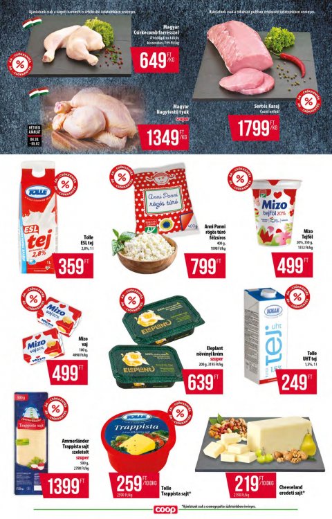 COOP Alföld akciós újság