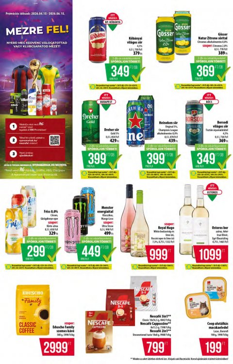 COOP Alföld akciós újság