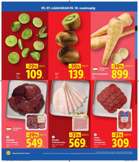 LIDL Regionális akciós újság