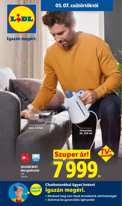LIDL Nonfood akciós újság od 7. 5. 2026 do 7. 5. 2026