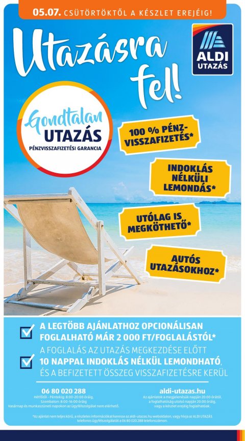 ALDI Utazás akciós újság od 30. 4. 2026 do 6. 5. 2026