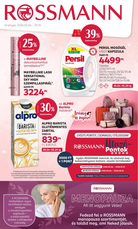 ROSSMANN akciós újság od 4. 5. 2026 do 15. 5. 2026