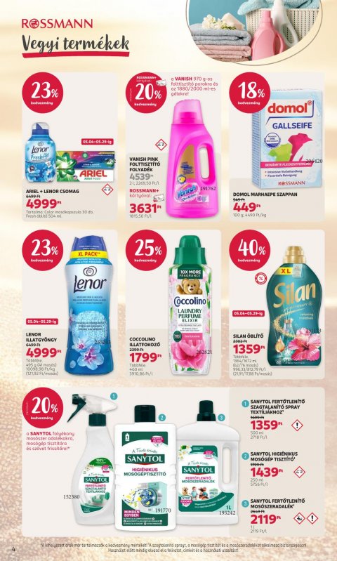 ROSSMANN akciós újság