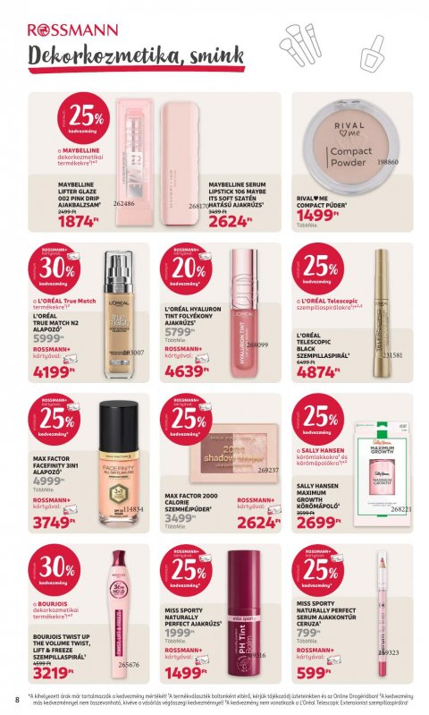 ROSSMANN akciós újság