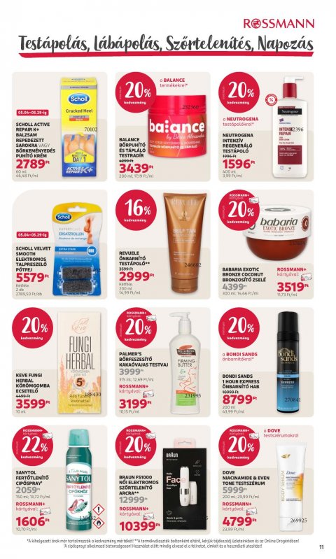 ROSSMANN akciós újság