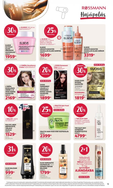 ROSSMANN akciós újság