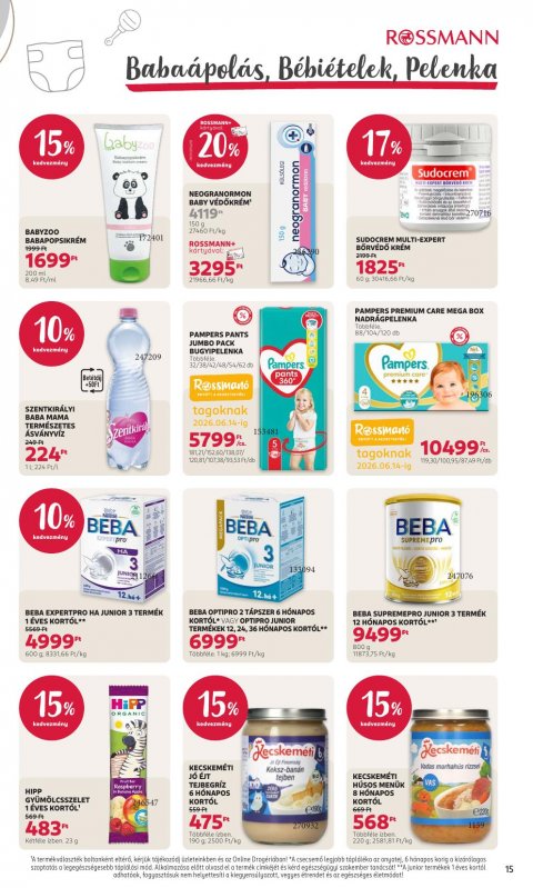 ROSSMANN akciós újság