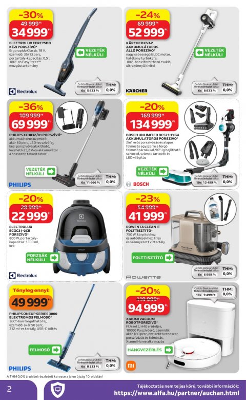 AUCHAN Hipermarket Elektonikai akciós újság