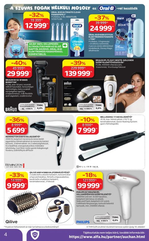 AUCHAN Hipermarket Elektonikai akciós újság