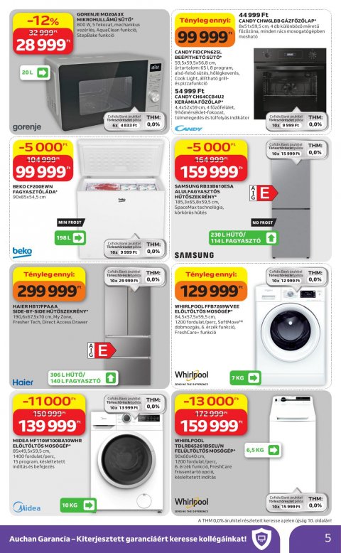 AUCHAN Hipermarket Elektonikai akciós újság