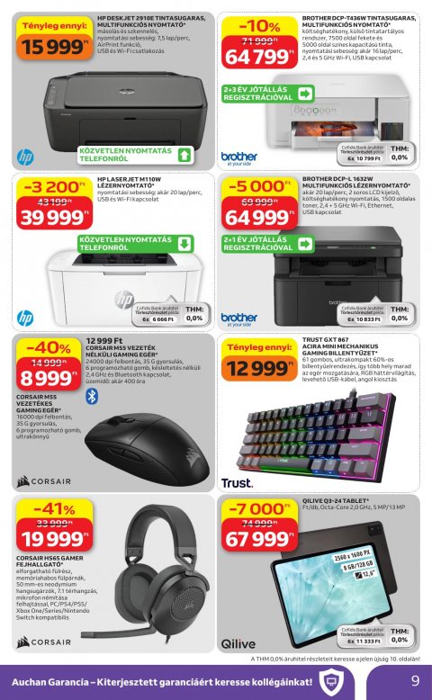 AUCHAN Hipermarket Elektonikai akciós újság