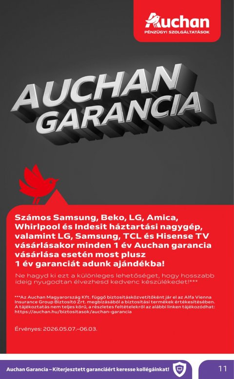 AUCHAN Hipermarket Elektonikai akciós újság