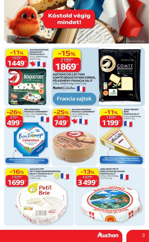AUCHAN Hipermarket Nemzetközi konyha akciós újság