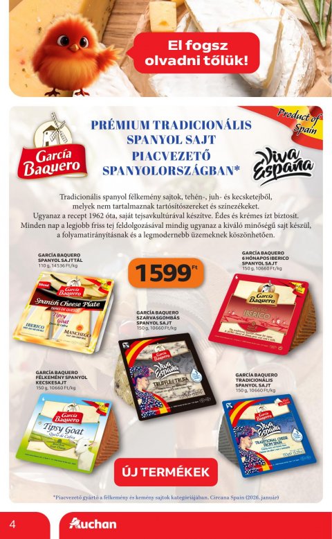AUCHAN Hipermarket Nemzetközi konyha akciós újság