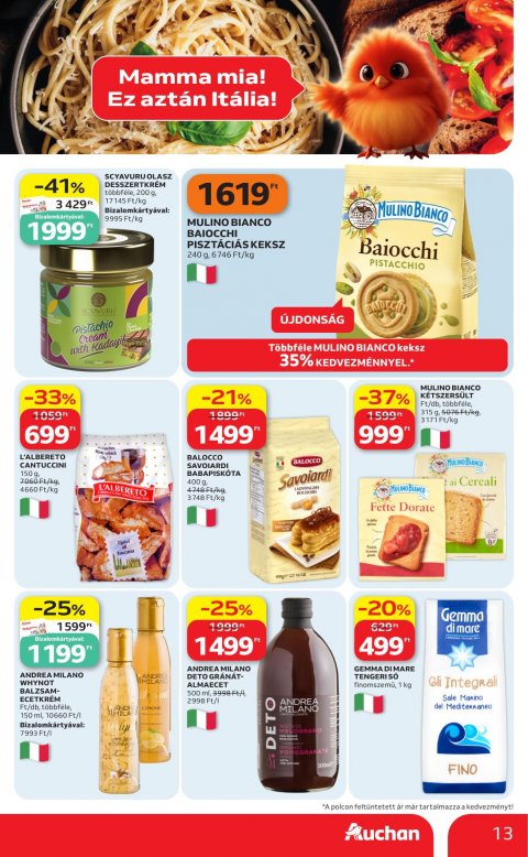 AUCHAN Hipermarket Nemzetközi konyha akciós újság
