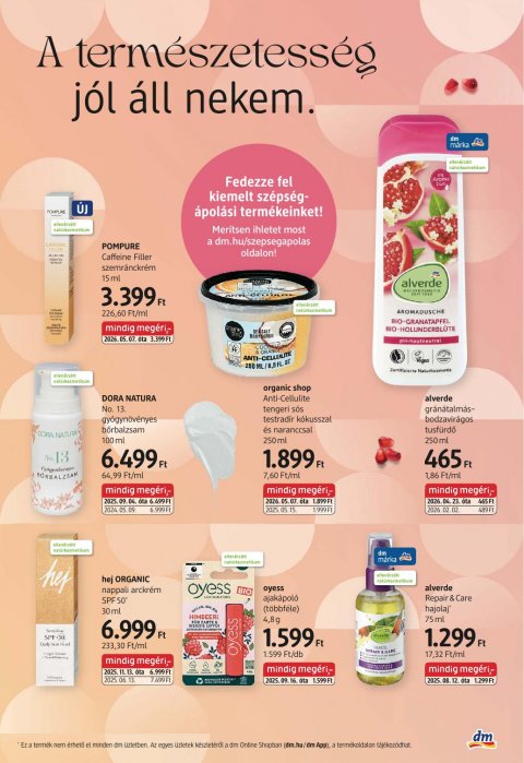 DM DROGERIE MARKT akciós újság