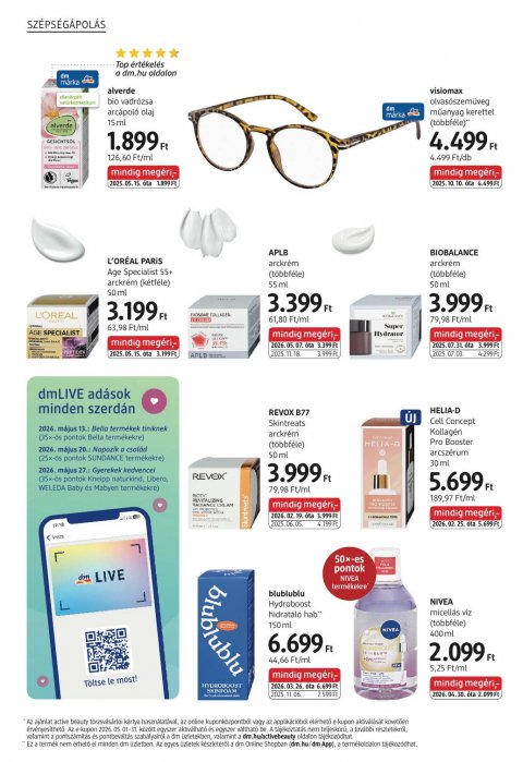 DM DROGERIE MARKT akciós újság