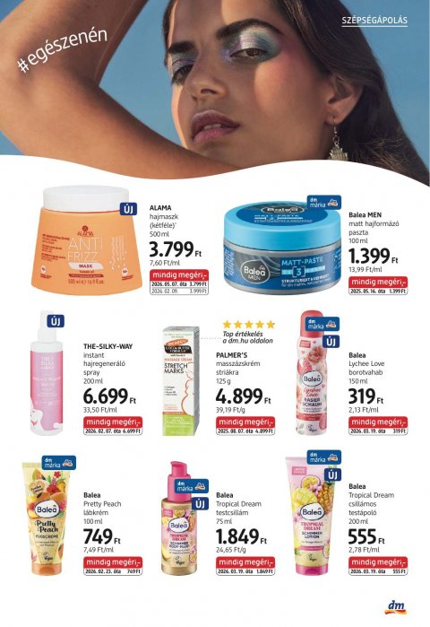 DM DROGERIE MARKT akciós újság