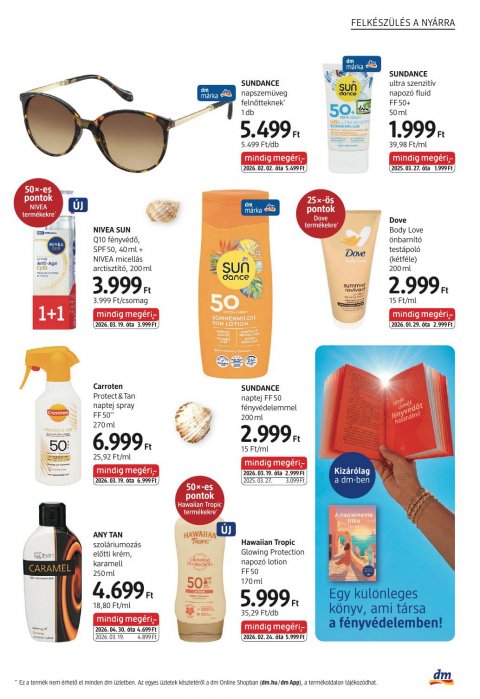DM DROGERIE MARKT akciós újság