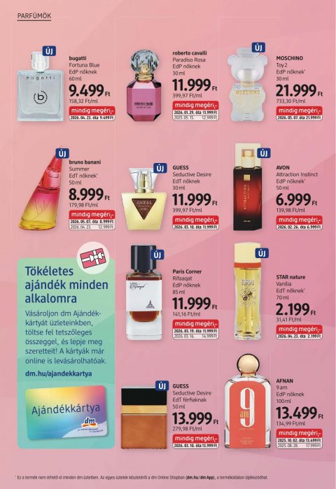 DM DROGERIE MARKT akciós újság