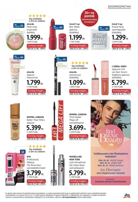 DM DROGERIE MARKT akciós újság