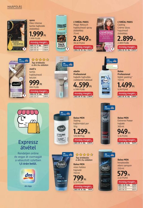 DM DROGERIE MARKT akciós újság