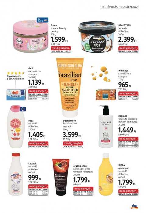 DM DROGERIE MARKT akciós újság