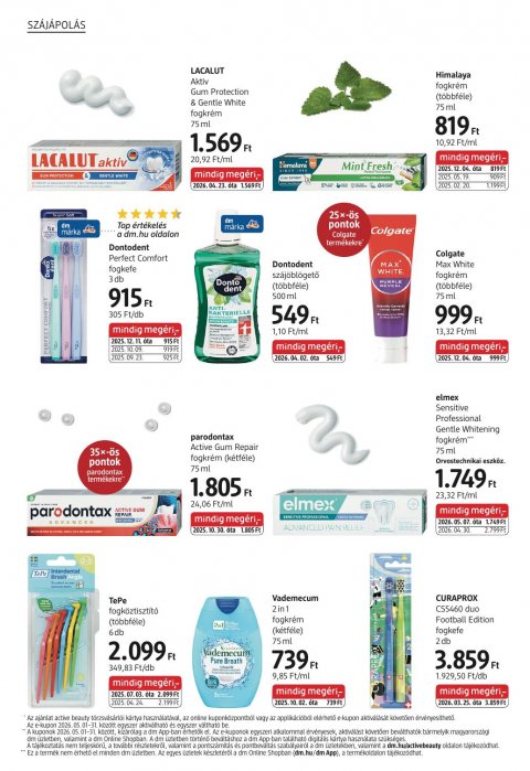 DM DROGERIE MARKT akciós újság