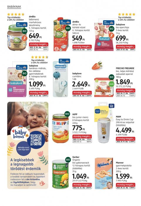 DM DROGERIE MARKT akciós újság