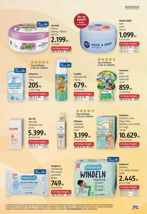 DM DROGERIE MARKT akciós újság