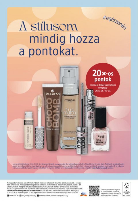 DM DROGERIE MARKT akciós újság