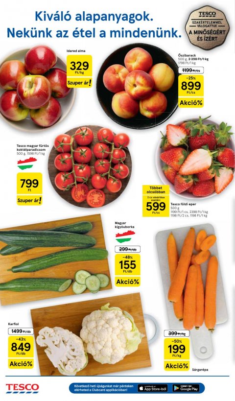TESCO Hipermarket akciós újság