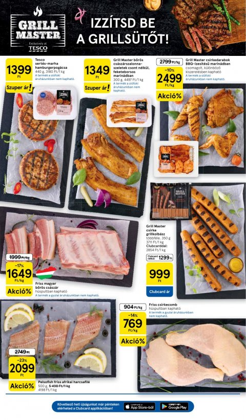 TESCO Hipermarket akciós újság