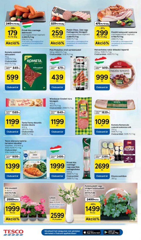 TESCO Hipermarket akciós újság