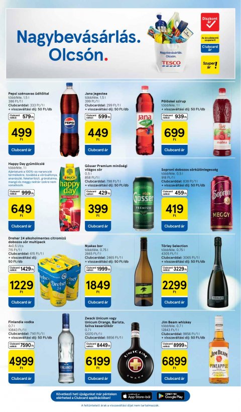 TESCO Hipermarket akciós újság
