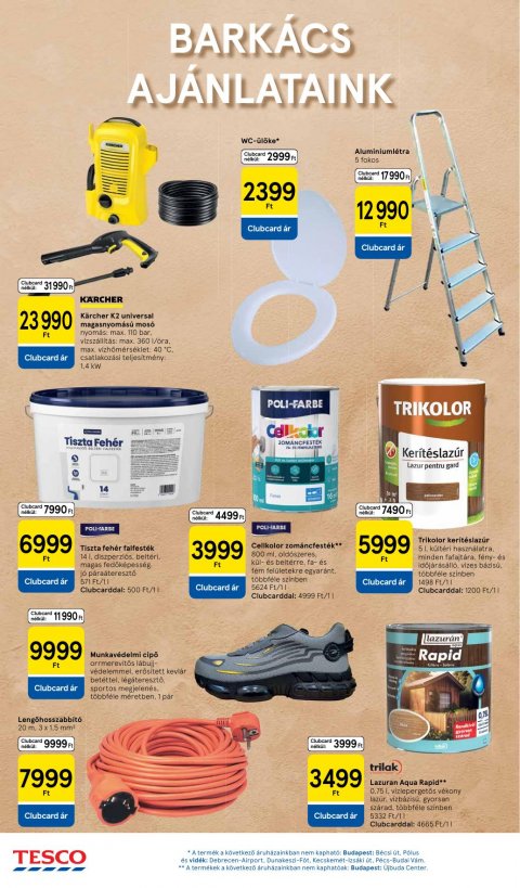 TESCO Hipermarket akciós újság