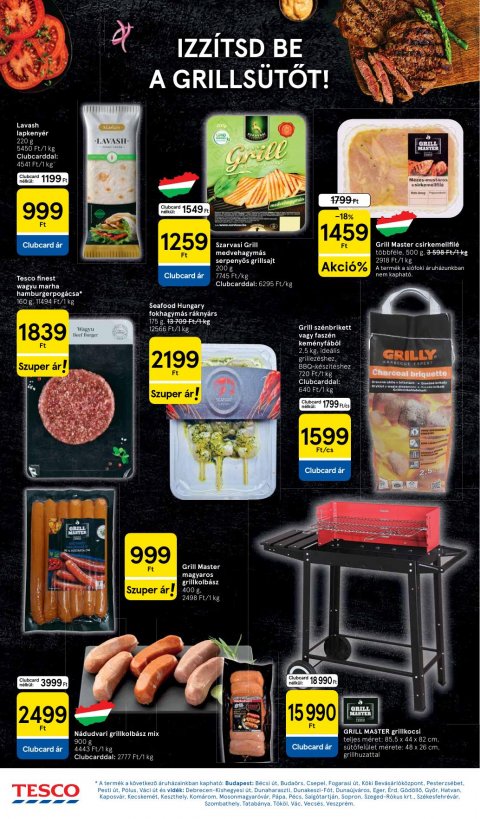 TESCO Hipermarket akciós újság