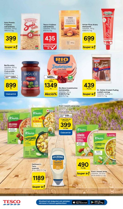 TESCO Hipermarket akciós újság