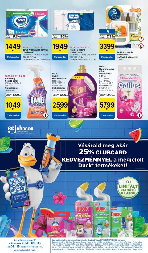 TESCO Hipermarket akciós újság