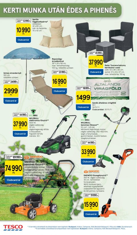 TESCO Hipermarket akciós újság