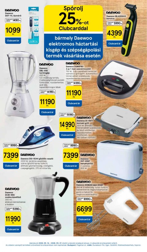TESCO Hipermarket akciós újság