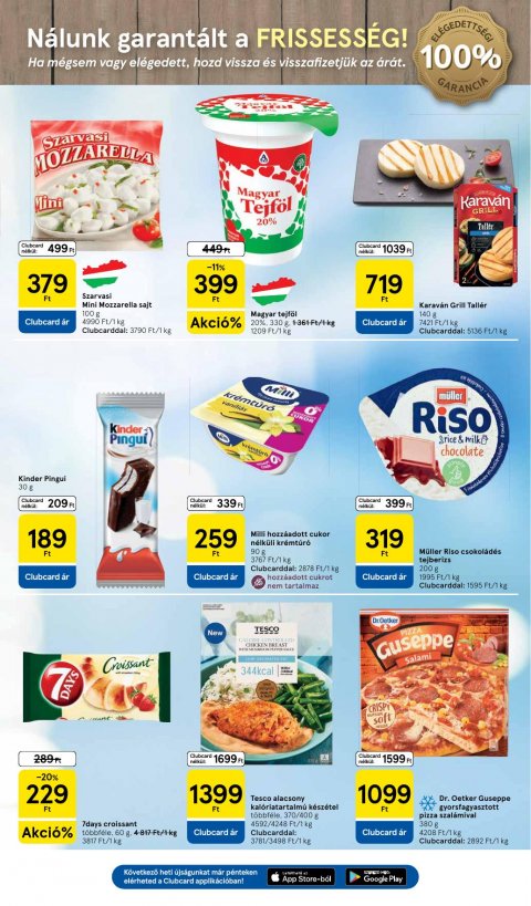 TESCO Szupermarket akciós újság
