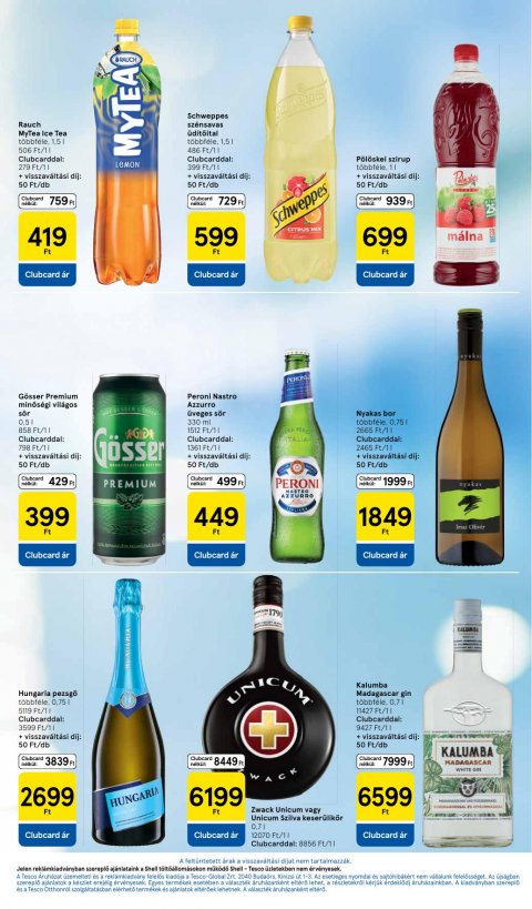 TESCO Szupermarket akciós újság