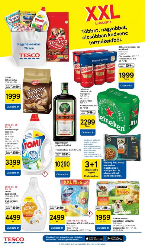 TESCO Szupermarket akciós újság