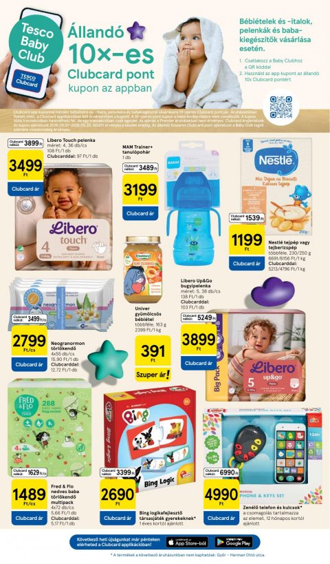 TESCO Szupermarket akciós újság