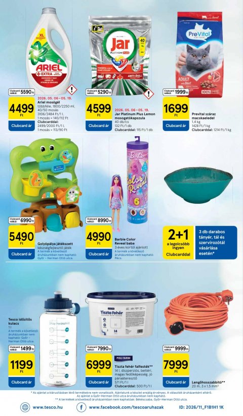 TESCO Szupermarket akciós újság