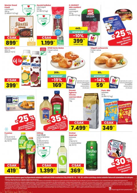 SPAR Market és City Spar akciós újság