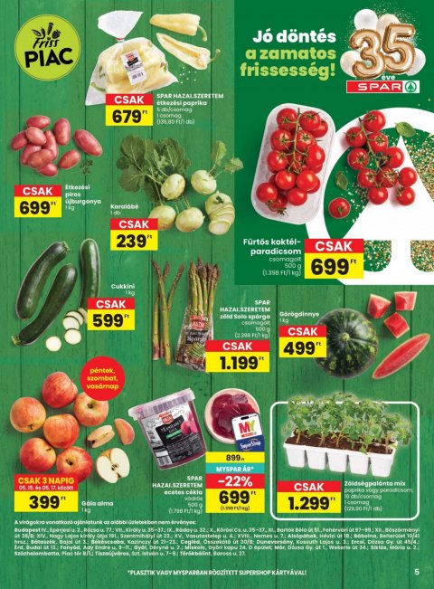 SPAR akciós újság