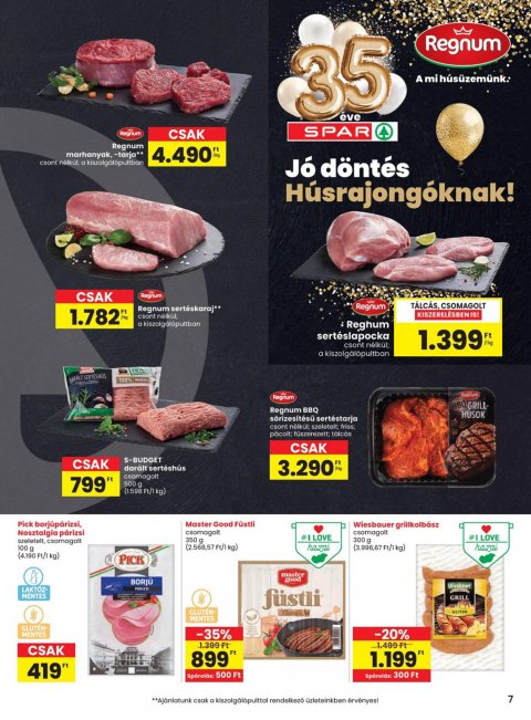 SPAR akciós újság